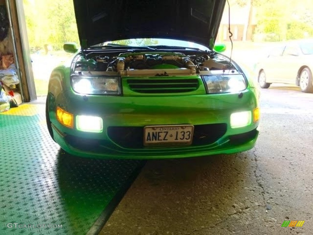 1996 300ZX Turbo Coupe - Custom Green Metallic / Black/Beige photo #18