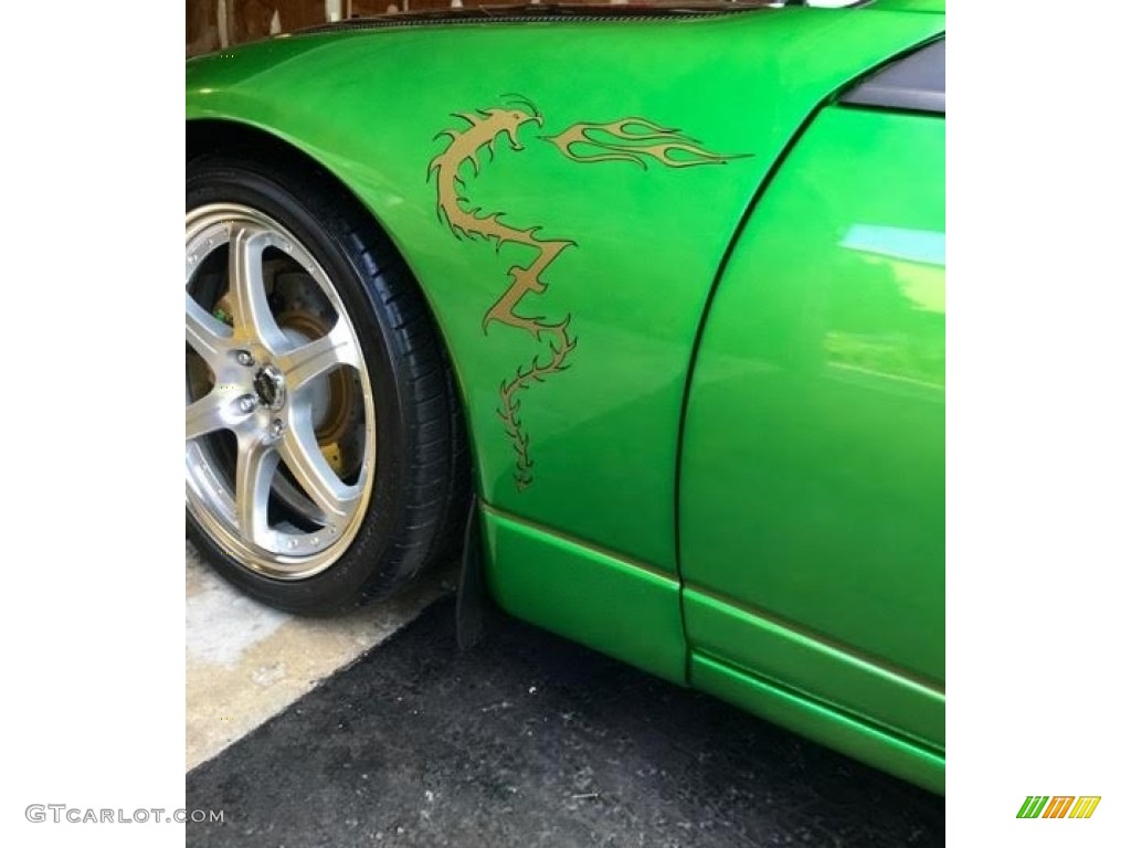 1996 300ZX Turbo Coupe - Custom Green Metallic / Black/Beige photo #28