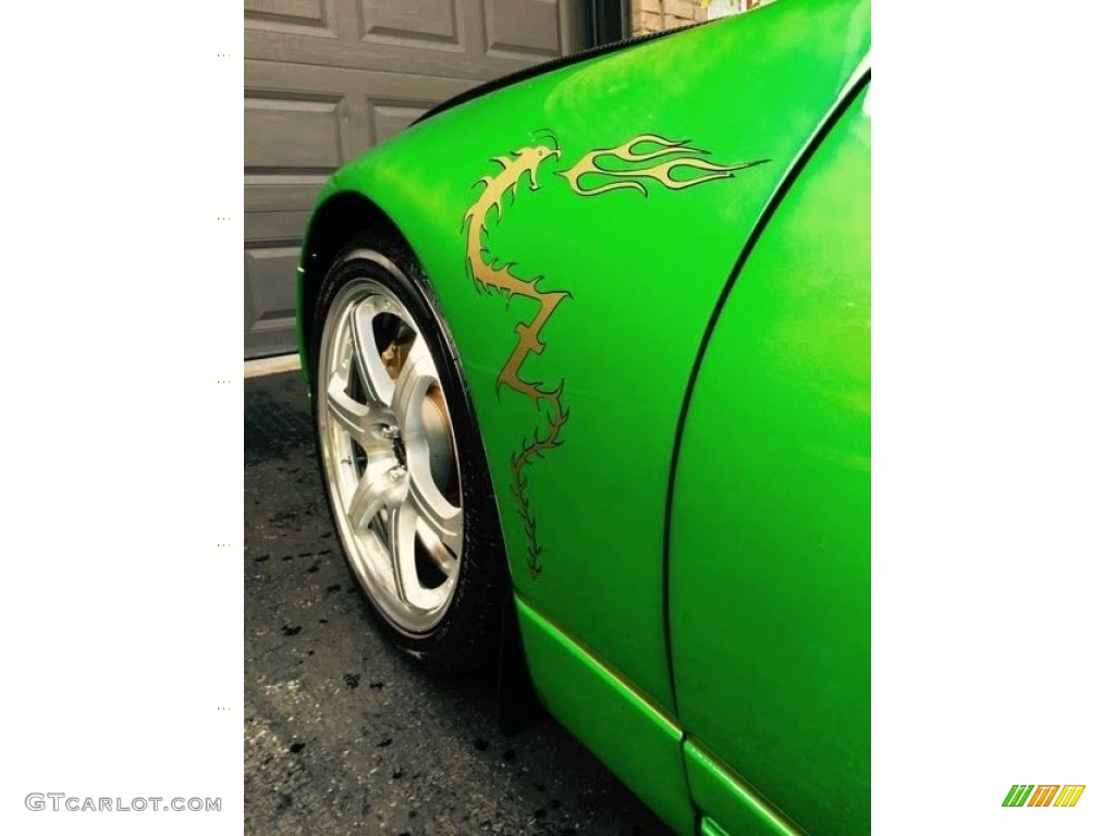 1996 300ZX Turbo Coupe - Custom Green Metallic / Black/Beige photo #29
