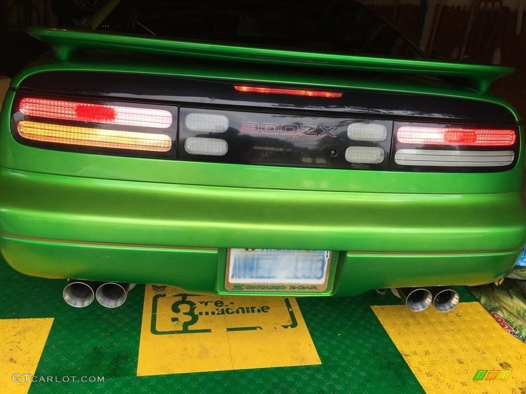 1996 300ZX Turbo Coupe - Custom Green Metallic / Black/Beige photo #34