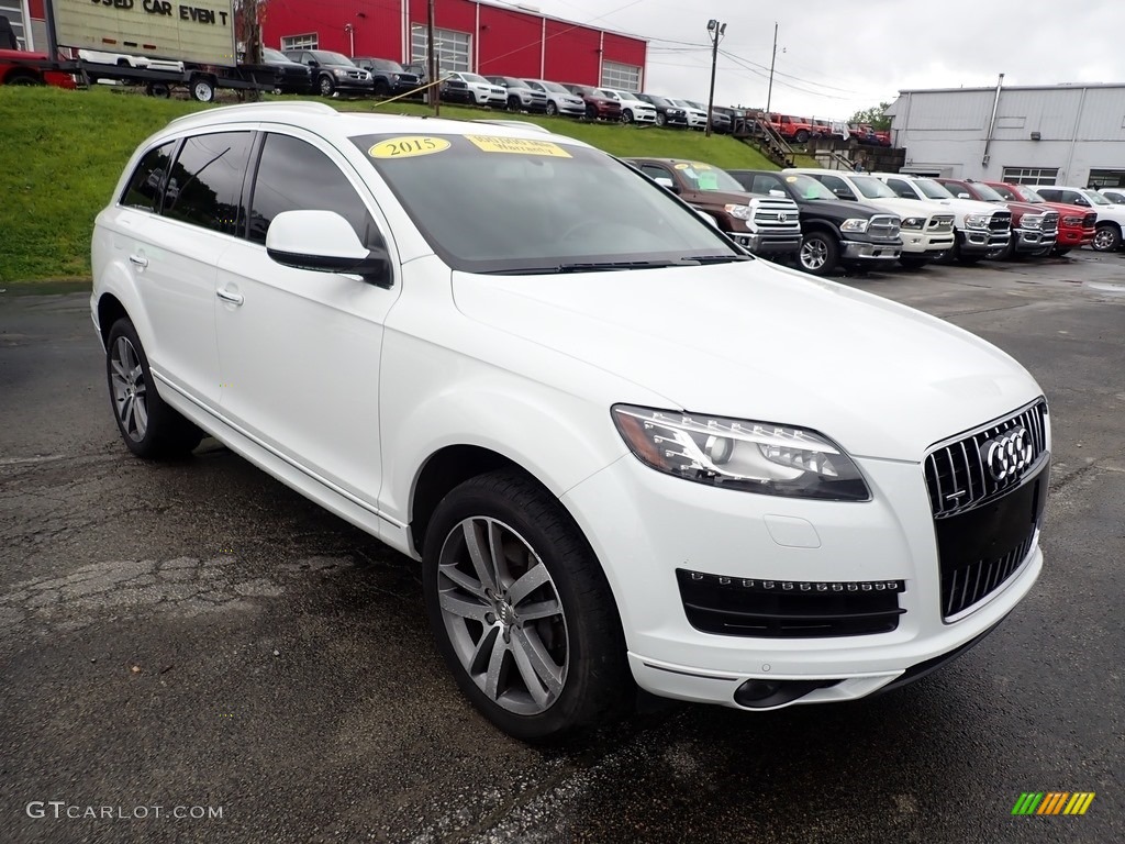 2015 Q7 3.0 Premium Plus quattro - Cararra White / Black photo #8