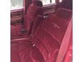 Dark Red 1980 Lincoln Continental Town Car Interior Color
