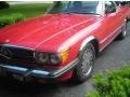 1987 Cabernet Red Metallic Mercedes-Benz SL Class 560 SL Roadster  photo #1