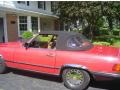 1987 Cabernet Red Metallic Mercedes-Benz SL Class 560 SL Roadster  photo #2