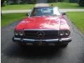 1987 Cabernet Red Metallic Mercedes-Benz SL Class 560 SL Roadster  photo #8