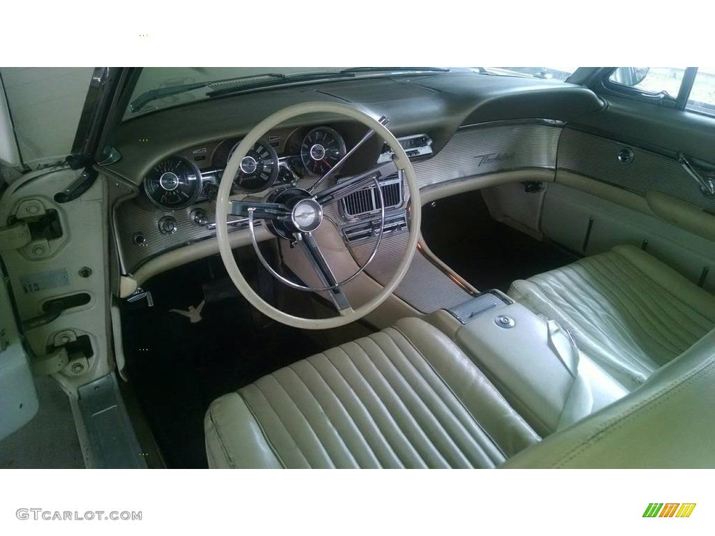 Light Pearl Beige Interior 1962 Ford Thunderbird 2 Door Coupe Photo #138561627