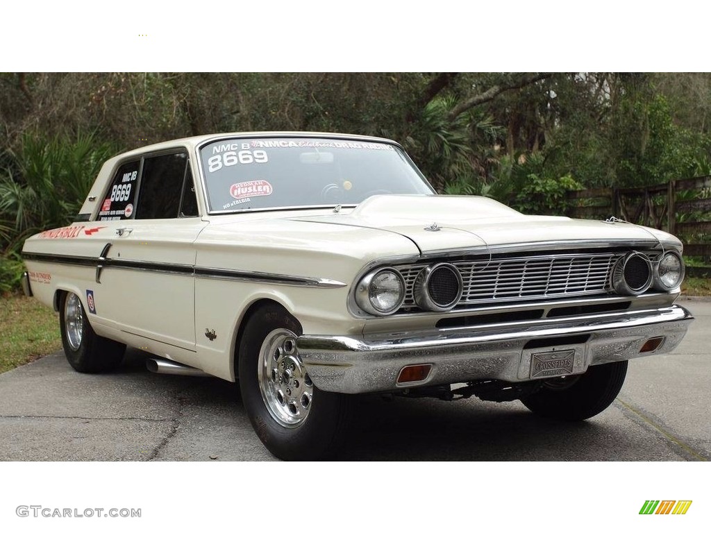 White 1964 Ford Fairlane 500 Thunderbolt Coupe Exterior Photo #138561690