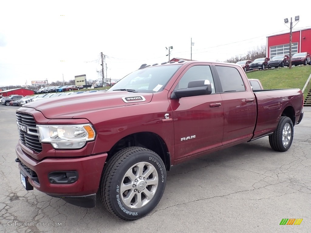 2019 3500 Big Horn Crew Cab 4x4 - Delmonico Red Pearl / Black photo #1