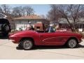 Honduras Maroon 1961 Chevrolet Corvette Convertible Exterior