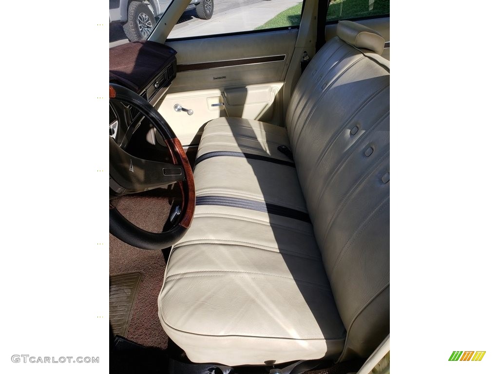 Beige Interior 1973 Pontiac LeMans 4 Door Colonnade Hardtop Photo #138563250