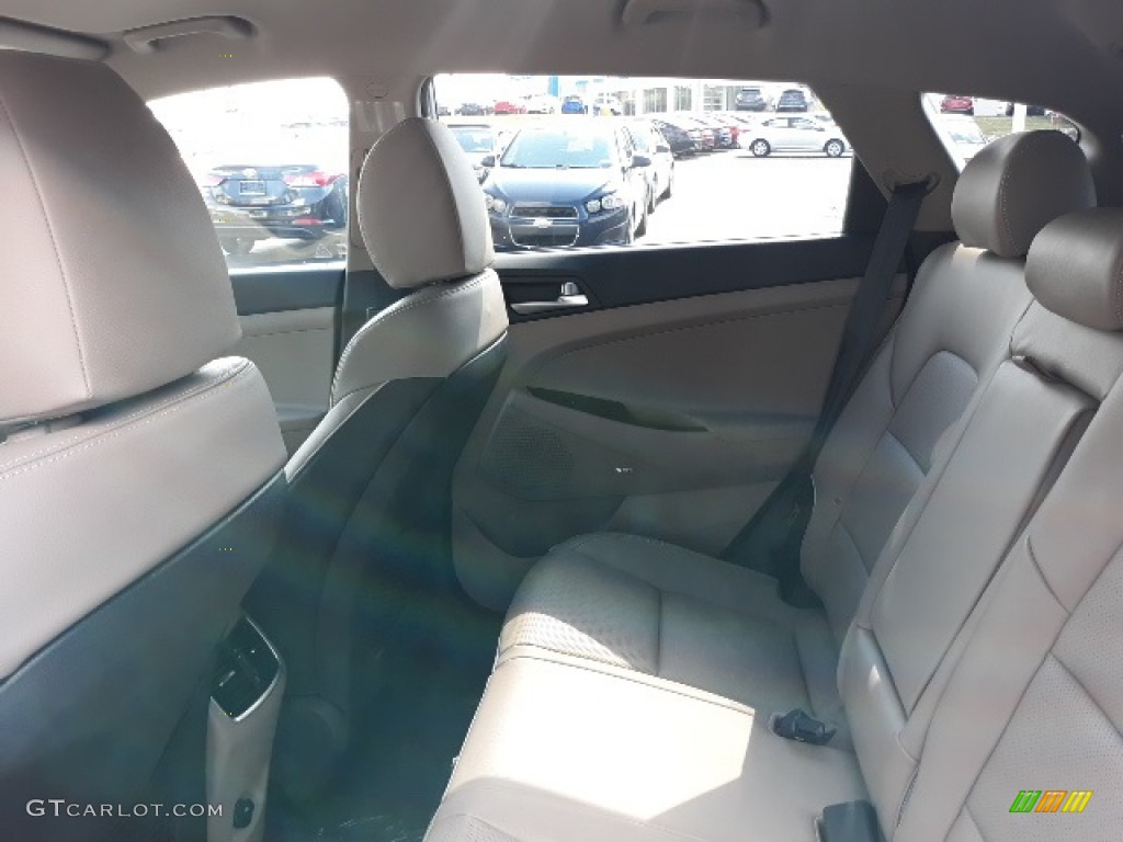 2020 Tucson Limited AWD - Winter White / Beige photo #27