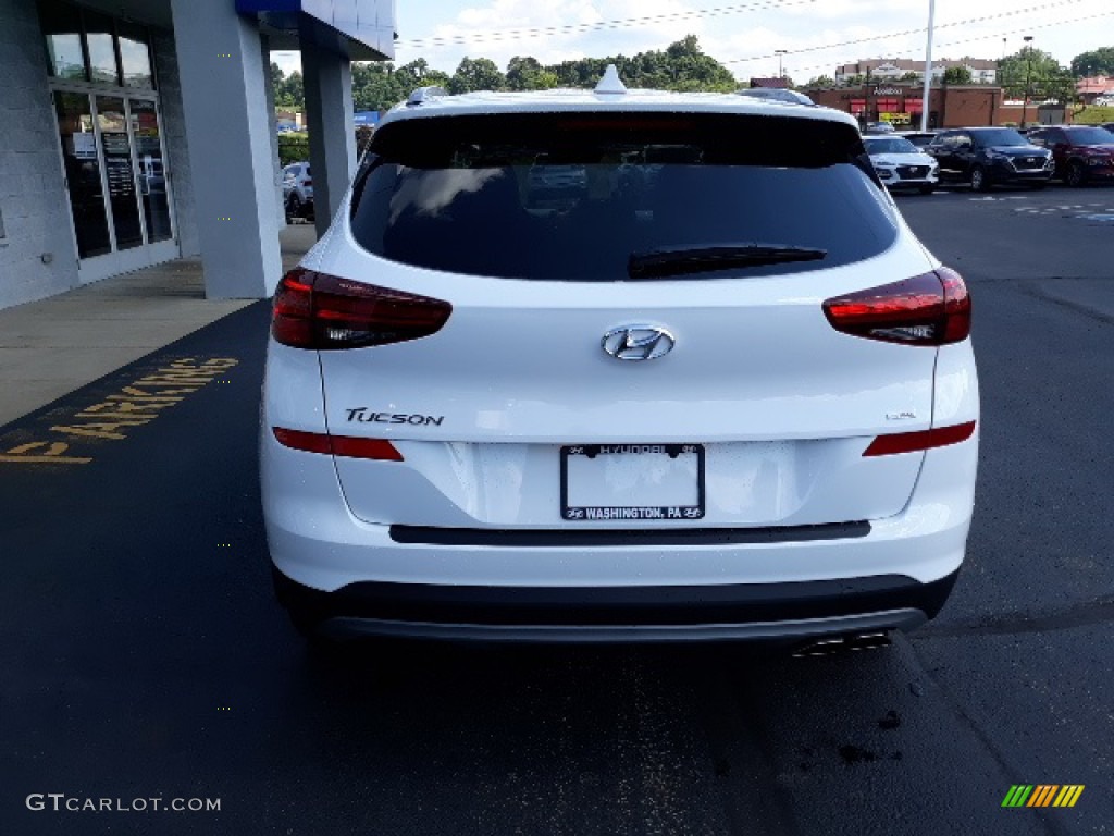 2020 Tucson Limited AWD - Winter White / Beige photo #31