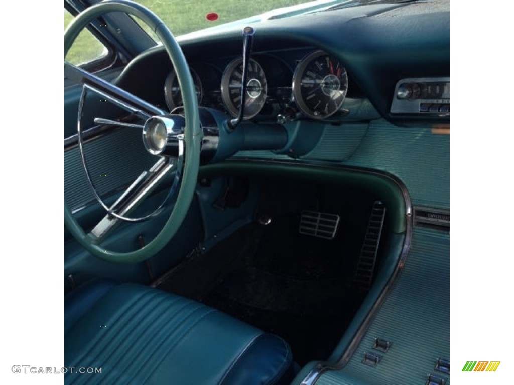 1963 Thunderbird Hardtop - Patrician Green Metallic / Medium Turquoise photo #5