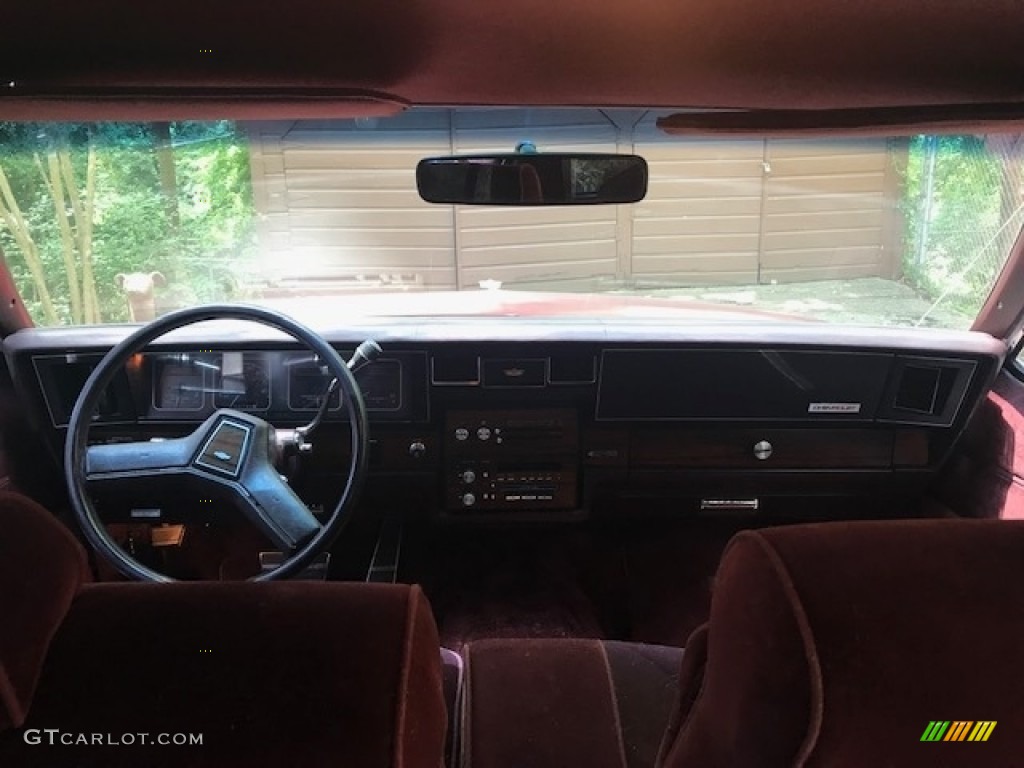 1989 Caprice Classic Brougham LS Sedan - Dark Red Metallic / Maroon photo #2