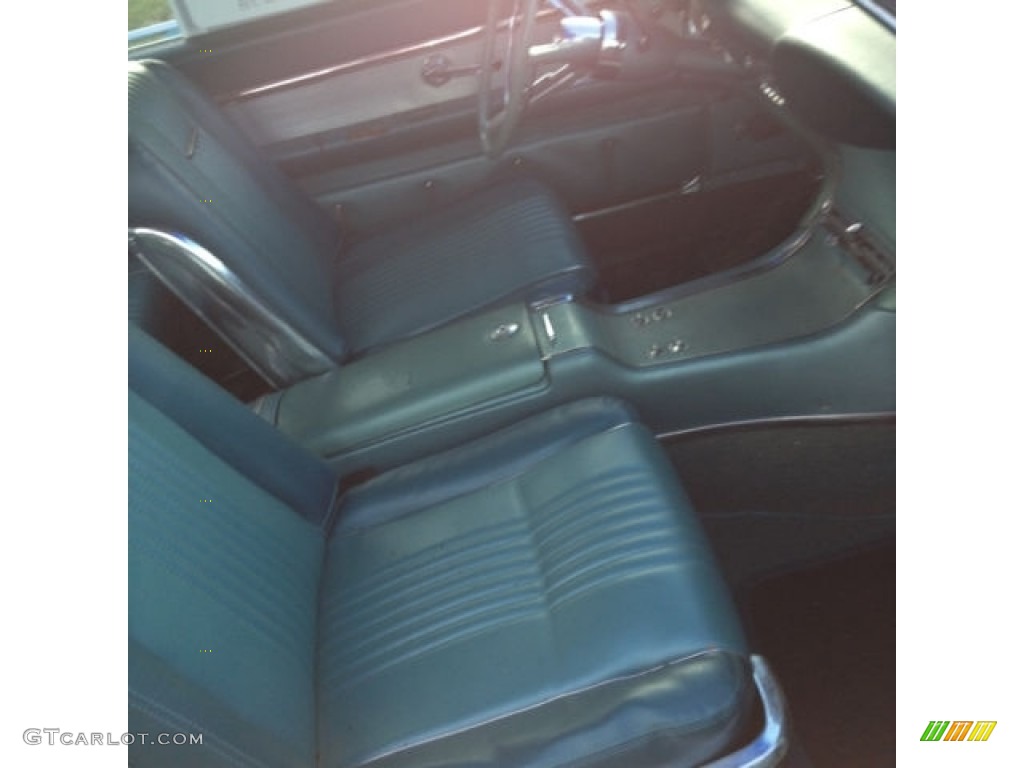 Medium Turquoise Interior 1963 Ford Thunderbird Hardtop Photo #138564015
