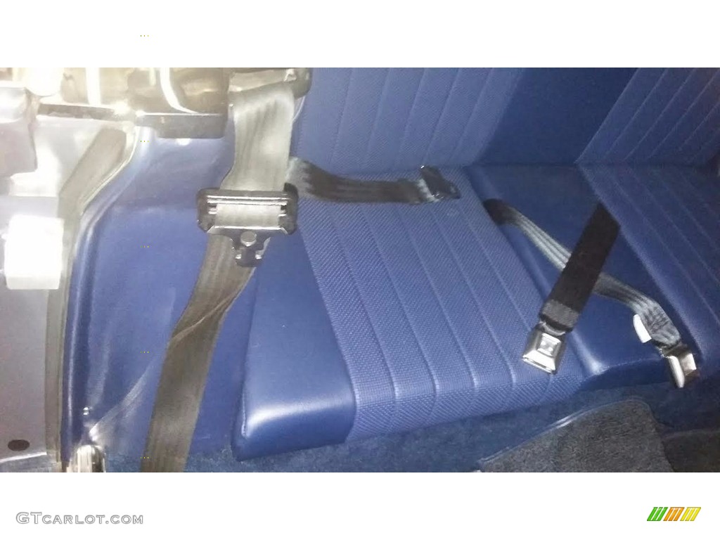 Blue Interior 1976 Mercedes-Benz SL Class 450 SL Roadster Photo #138564186