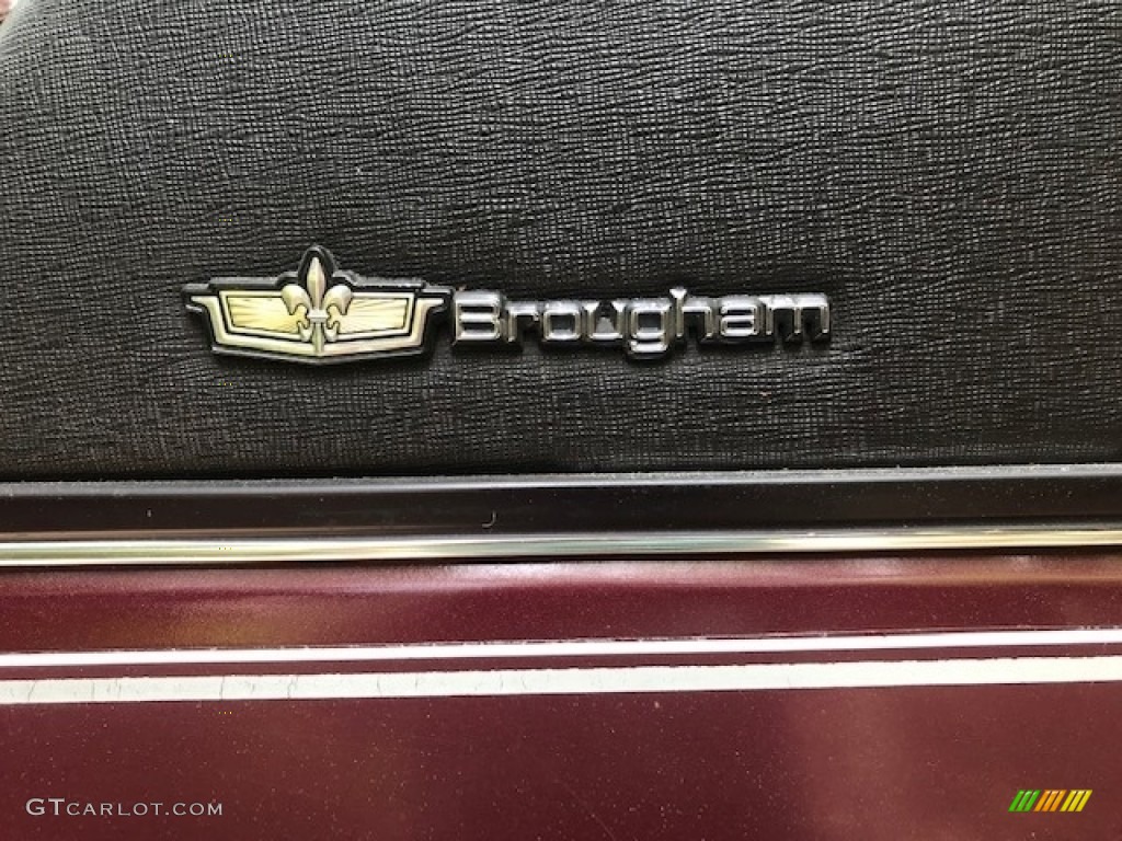 1989 Caprice Classic Brougham LS Sedan - Dark Red Metallic / Maroon photo #17