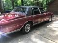 Dark Red Metallic 1989 Chevrolet Caprice Classic Brougham LS Sedan Exterior