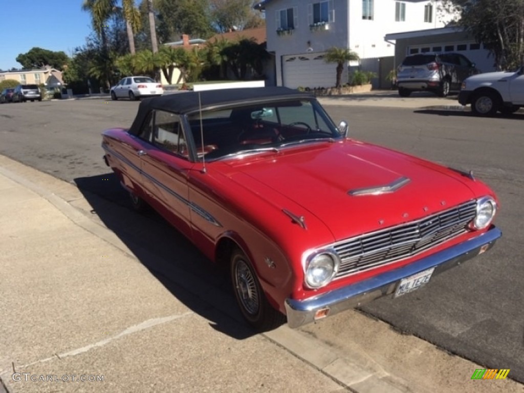 Rangoon Red 1963 Ford Falcon Futura Convertible Exterior Photo #138565341