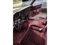 1988 Chevrolet Caprice Maroon Interior Interior Photo