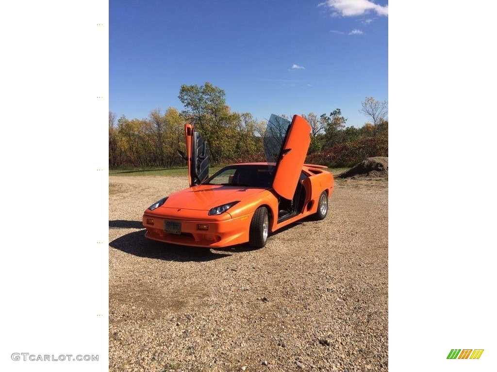 Orange 1986 Pontiac Fiero Diablo Replica Body Kit Exterior Photo #138566271