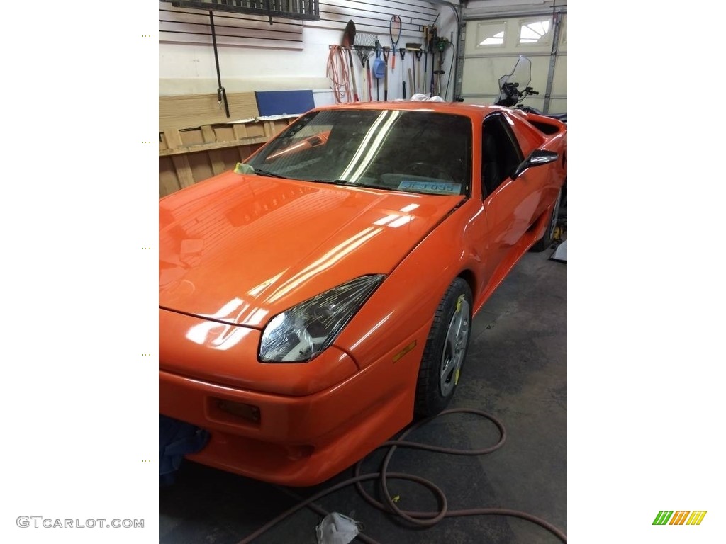 Orange 1986 Pontiac Fiero Diablo Replica Body Kit Exterior Photo #138566291