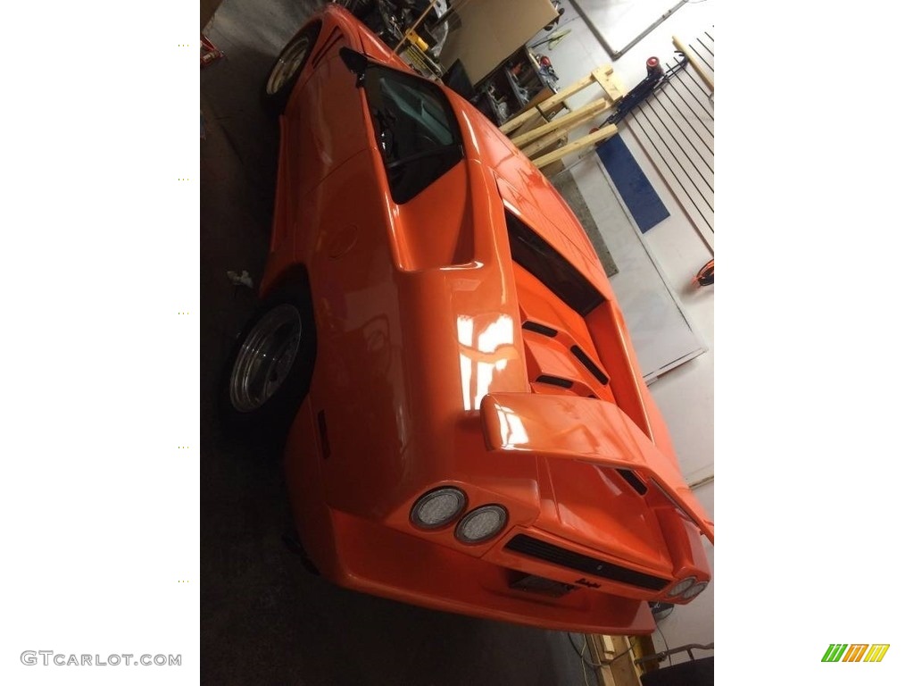 Orange 1986 Pontiac Fiero Diablo Replica Body Kit Exterior Photo #138566313