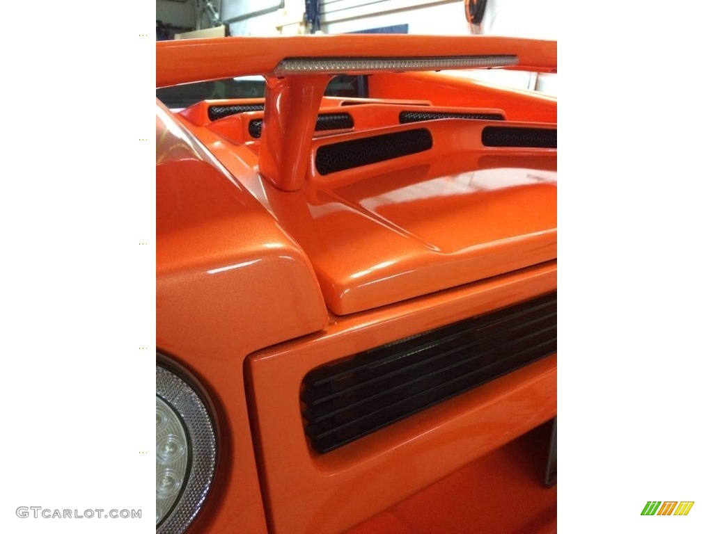 Orange 1986 Pontiac Fiero Diablo Replica Body Kit Exterior Photo #138566379