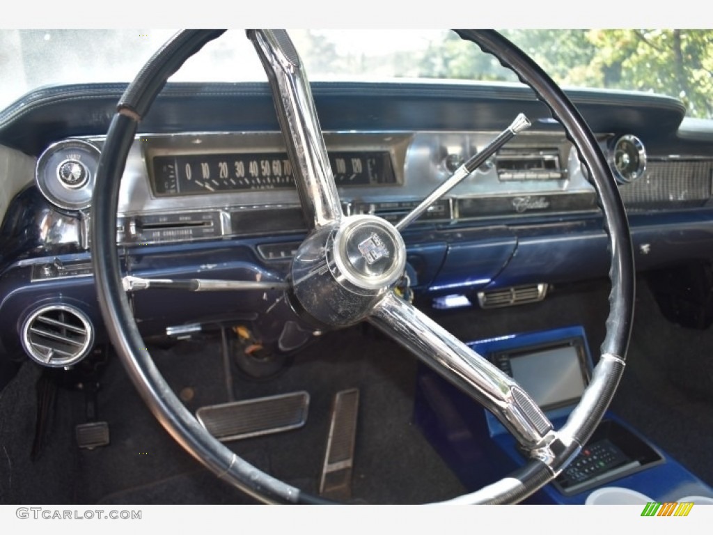1962 Cadillac Series 62 Convertible White Steering Wheel Photo #138566766