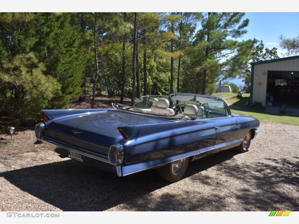 York Blue Metallic 1962 Cadillac Series 62 Convertible Exterior Photo #138567088