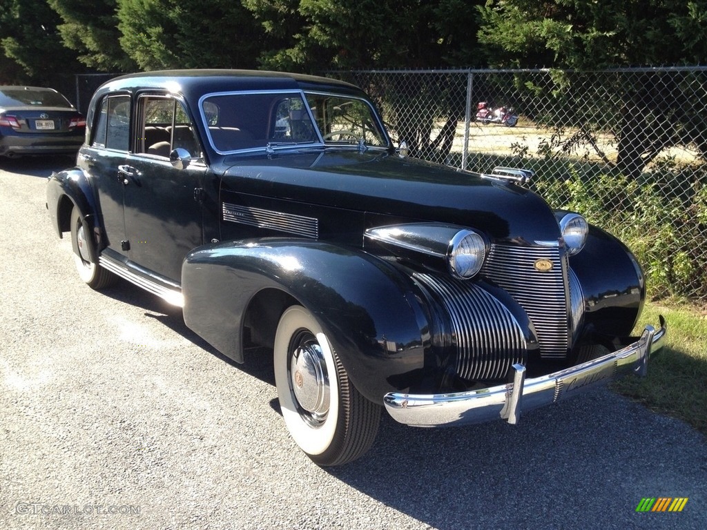 Antoinette Blue 1939 Cadillac Fleetwood Series 60 Special Sedan Exterior Photo #138567417