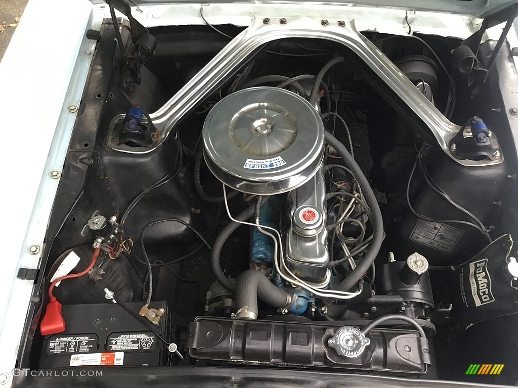 1966 Mustang Convertible - Arcadian Blue / Light Blue photo #4