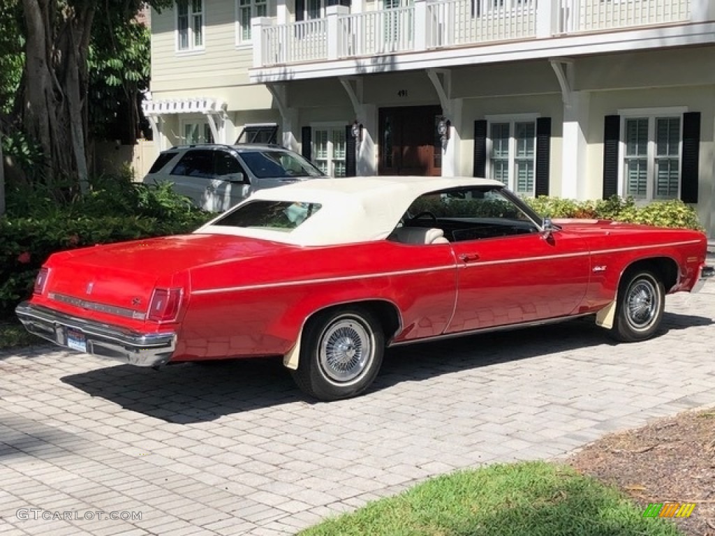 Crimson Red 1975 Oldsmobile Delta 88 Royal Convertible Exterior Photo #138568656