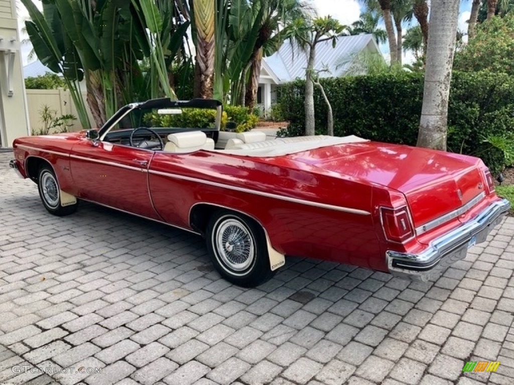 Crimson Red 1975 Oldsmobile Delta 88 Royal Convertible Exterior Photo #138568728