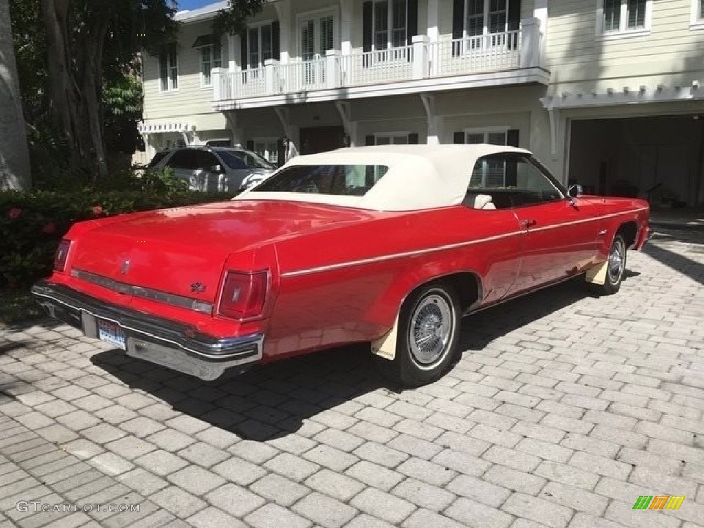 Crimson Red 1975 Oldsmobile Delta 88 Royal Convertible Exterior Photo #138568806