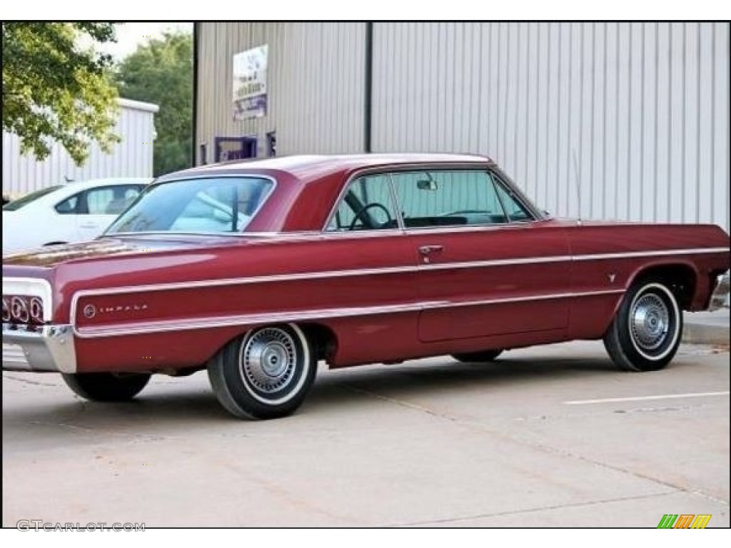 1964 Impala Coupe - Ember Red / Black photo #3