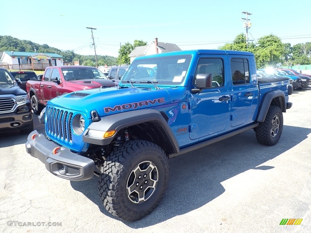 2020 Gladiator Mojave 4x4 - Hydro Blue Pearl / Black/Steel Gray photo #1