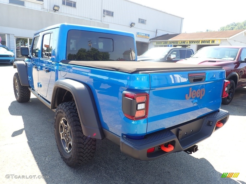 2020 Gladiator Mojave 4x4 - Hydro Blue Pearl / Black/Steel Gray photo #4