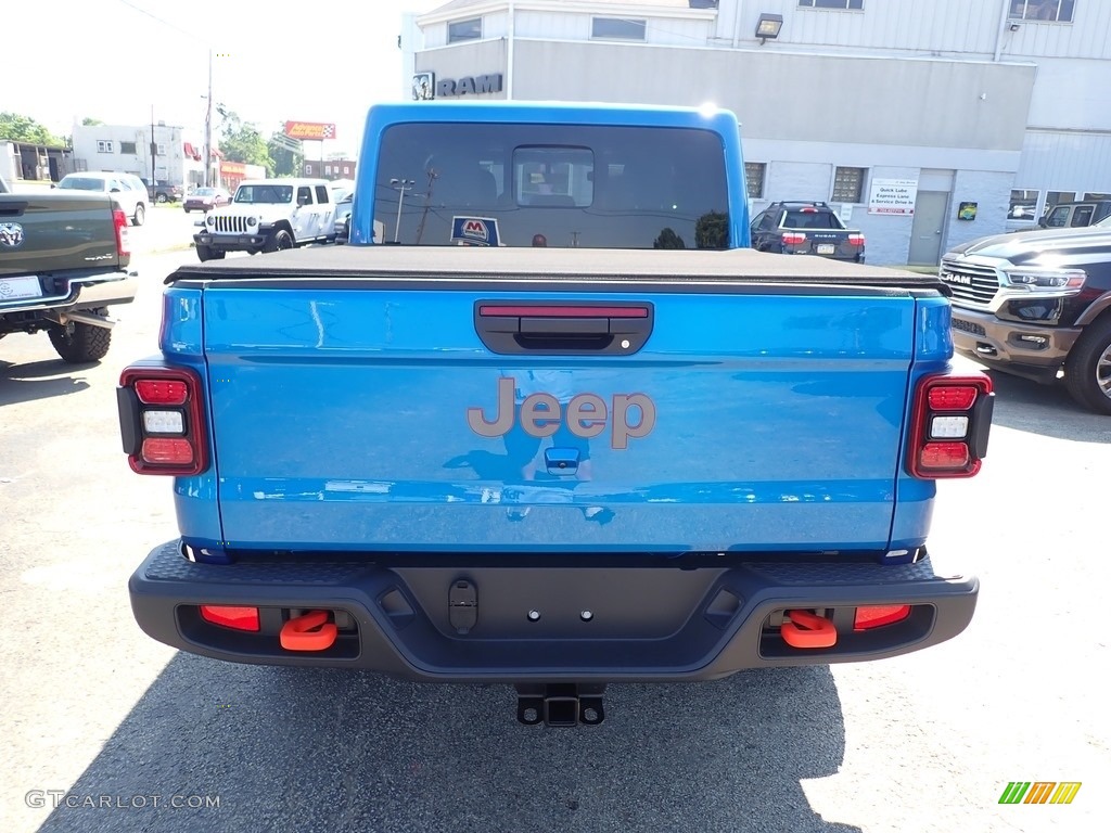 2020 Gladiator Mojave 4x4 - Hydro Blue Pearl / Black/Steel Gray photo #5