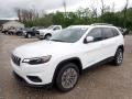 2020 Bright White Jeep Cherokee Latitude Plus  photo #1