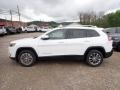 2020 Bright White Jeep Cherokee Latitude Plus  photo #2