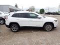 2020 Bright White Jeep Cherokee Latitude Plus  photo #6