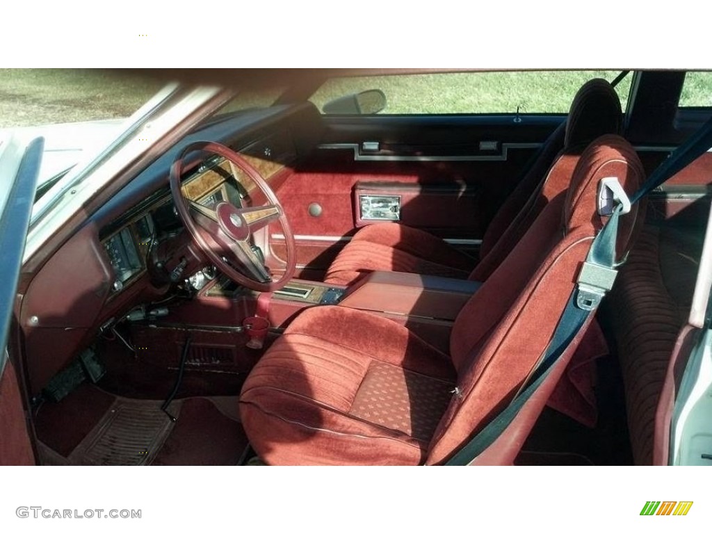 1981 Bonneville Coupe - White / Maroon photo #5