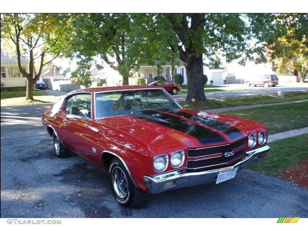 1970 Chevelle SS 396 Coupe - Cranberry Red / Black photo #1