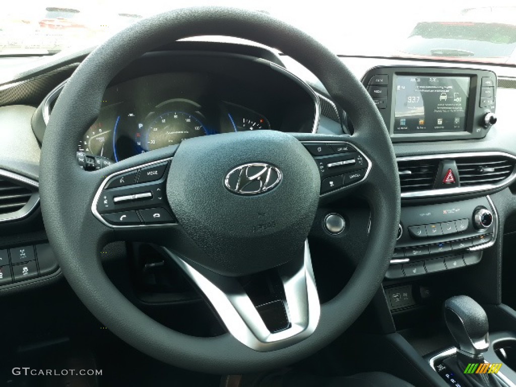 2020 Santa Fe SEL AWD - Stormy Sea / Black photo #4