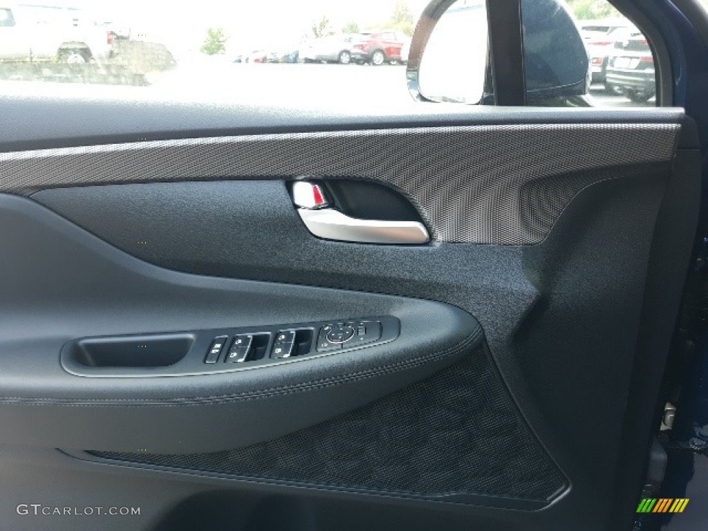 2020 Santa Fe SEL AWD - Stormy Sea / Black photo #8