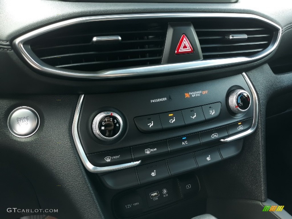 2020 Santa Fe SEL AWD - Stormy Sea / Black photo #14