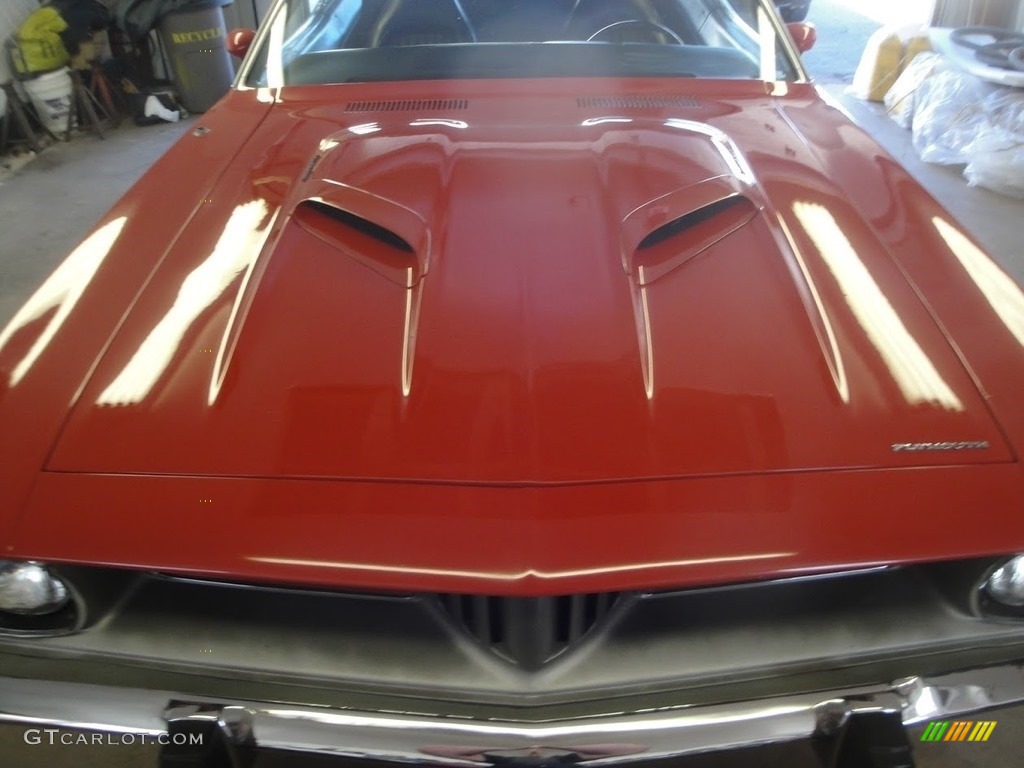 Rallye Red 1974 Plymouth 'Cuda Standard 'Cuda Model Exterior Photo #138571692