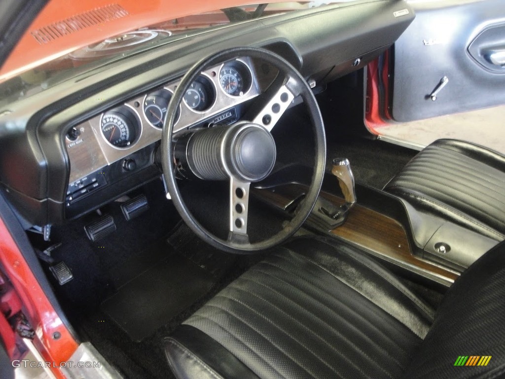 Black Interior 1974 Plymouth 'Cuda Standard 'Cuda Model Photo #138572064