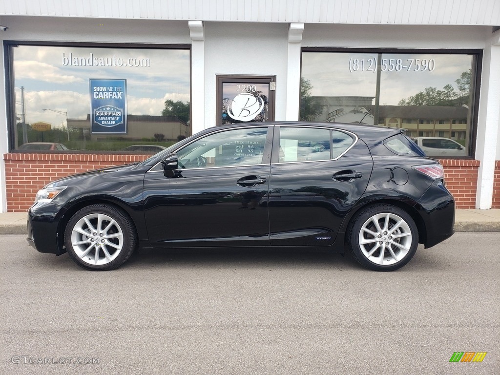 2013 CT 200h Hybrid - Obsidian Black / Caramel photo #1